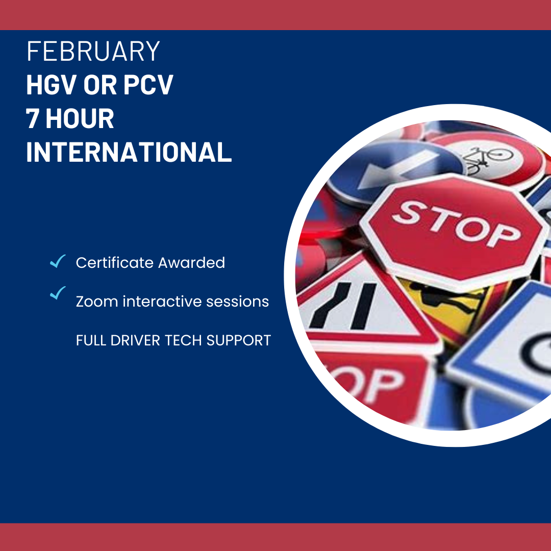 8B: February 2027 CPC Card Renewal Courses Both HGV or PCV - 7 Hours