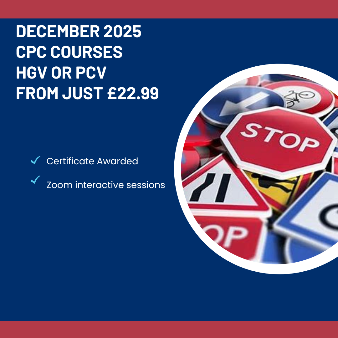 P105: DECEMBER International 7 Hours Driver CPC From £22.99, Qualify for Both HGV & PCV