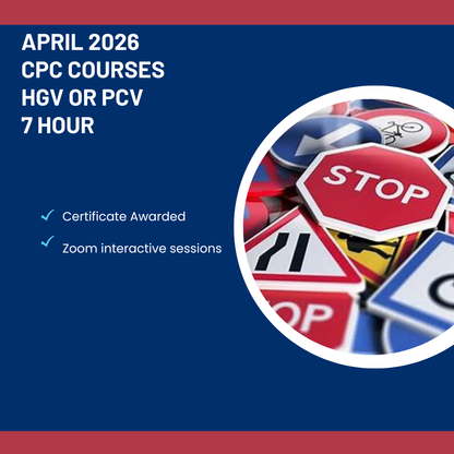 P106c: APRIL International 7 Hour Driver CPC From £24.99, Qualify for Both HGV & PCV
