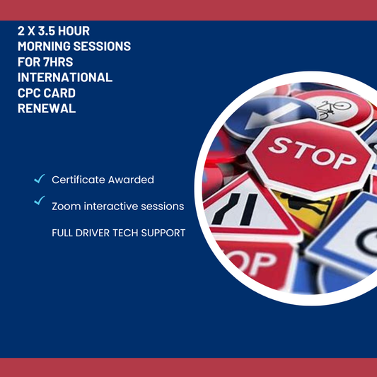 M1: Two x 3.5 hr Mornings Consecutive days Sessions 7hrs International CPC Card Renewal